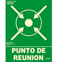 Señal de punto de reunion