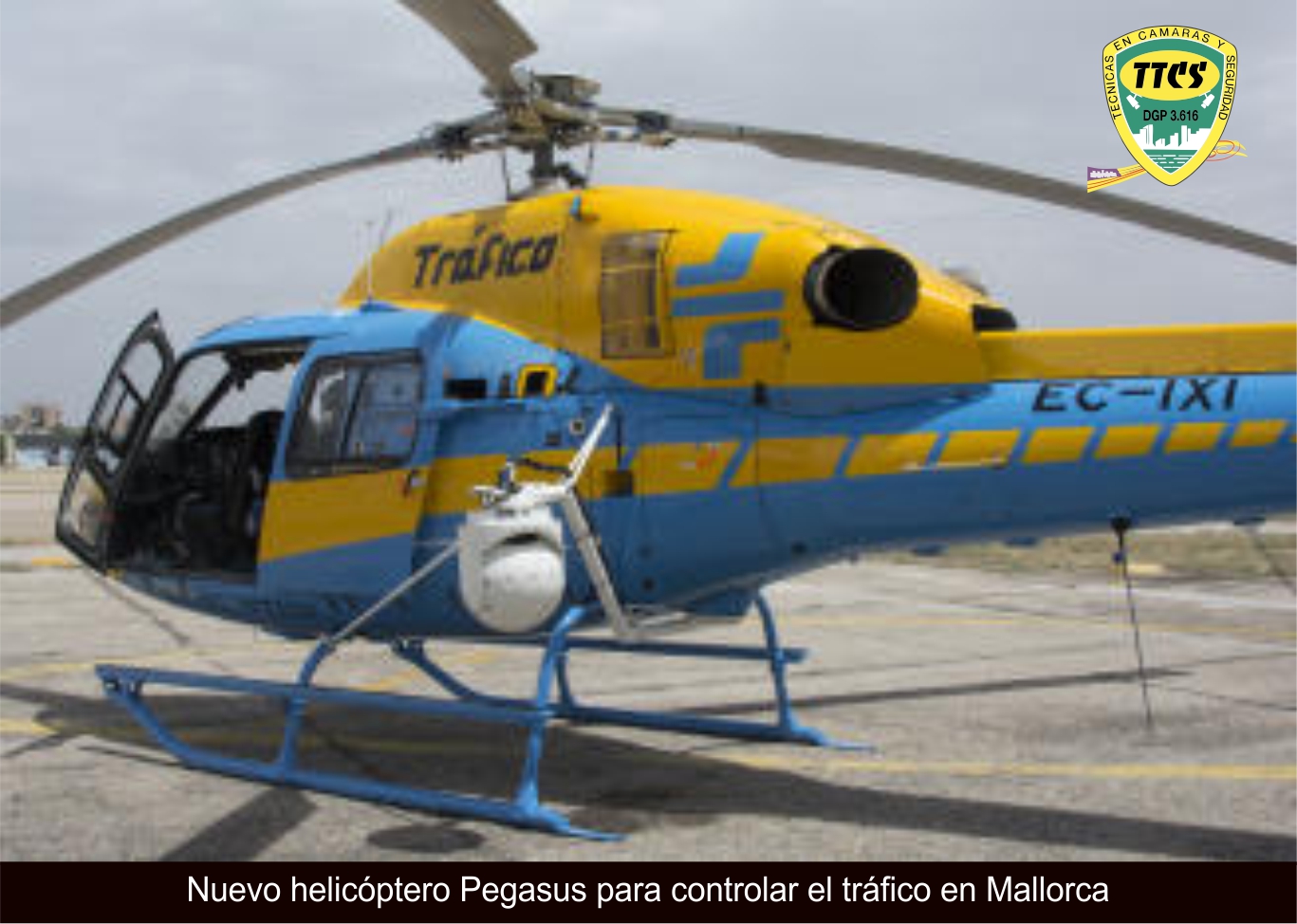 TTCS Helicoptero Pegasus Seguridad carreteras