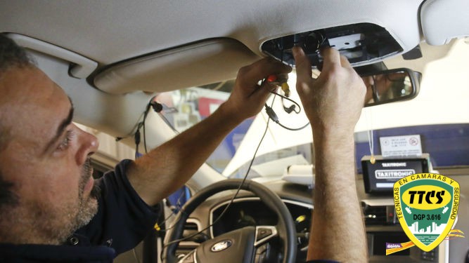 camara videovigilancia taxis malaga